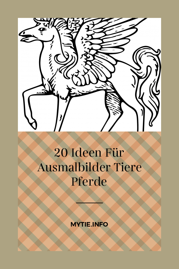 20 Ideen Für Ausmalbilder Tiere Pferde